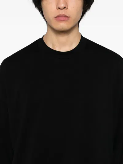 Devoa Cotton T-shirt In Black