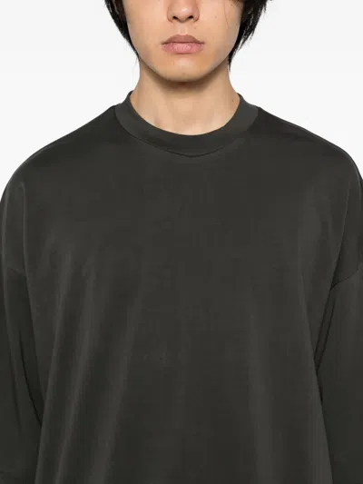 Devoa Cotton T-shirt In Black