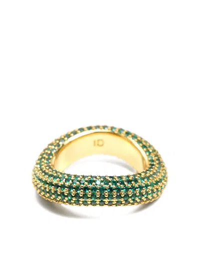 Izabel Display Beyond Ring Mit Pavé-fassung In Green