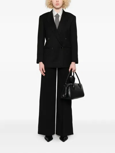 Eraldo Double-breasted Blazer In Black