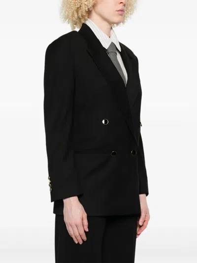 Eraldo Double-breasted Blazer In Black