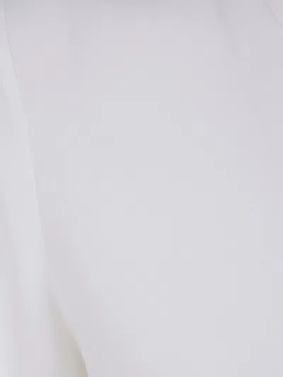 Antonelli Crew-neck Silk T-shirt In White