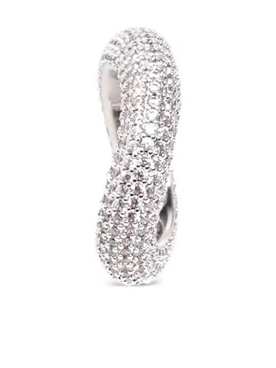 Izabel Display Ring In Pavé-fassung In White