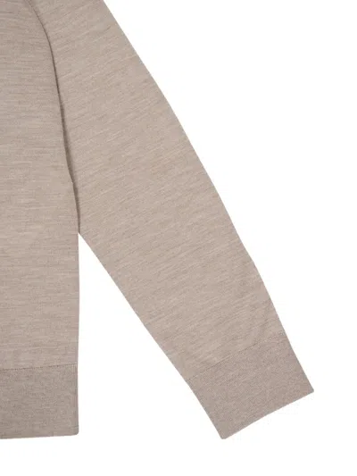 Ferragamo Men Pocket-detail Sweater In Brown