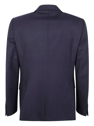 Tagliatore Wool Suit In Blue