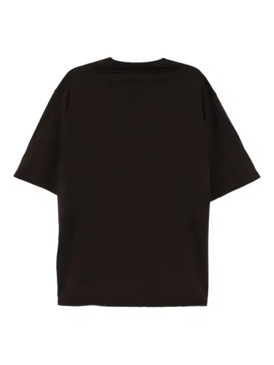 Devoa Cotton T-shirt In Black