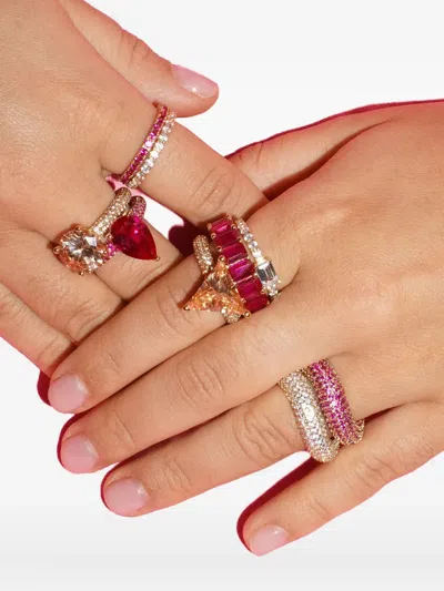 Izabel Display Breiter Ring In Gold