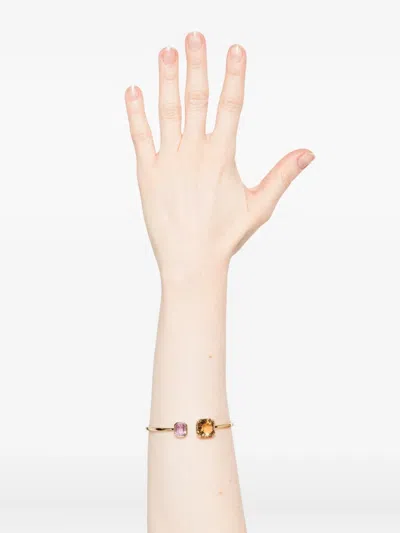 Swarovski Millenia Octagon-cut Gemstone Bracelet In Gold