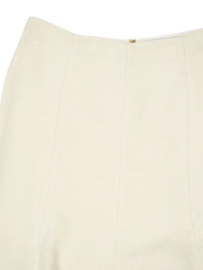 Gabriela Hearst Amy Cashmere And Wool-blend Midi Skirt In White