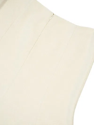 Gabriela Hearst Amy Cashmere And Wool-blend Midi Skirt In White