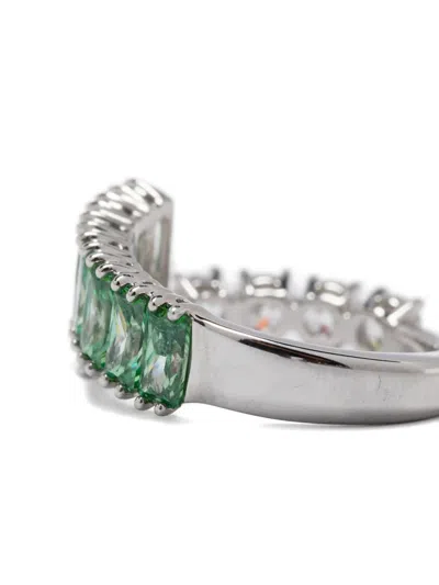 Swarovski Matrix Ring In Silver
