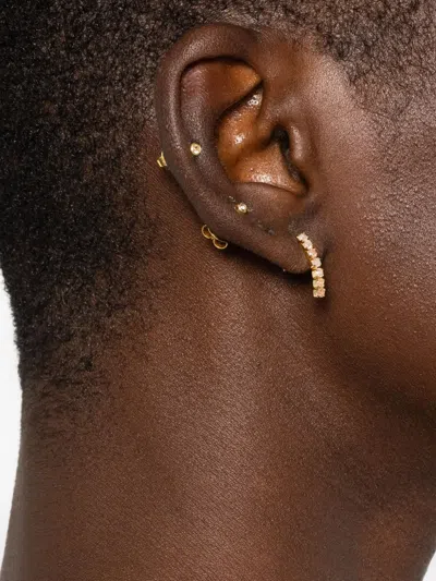 Ryenn's Eyes Tennis Earrings In Gold