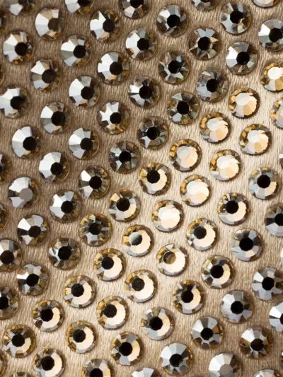 Prada Womens Neutral Re-edition 2005 Silk Blend And Crystal-studded Bag In Neutral