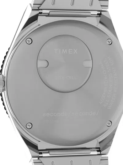 Timex X Secondeseconde Q Re-issue 38mm In Silver