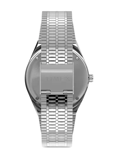 Timex X Secondeseconde Q Re-issue 38mm In Silver