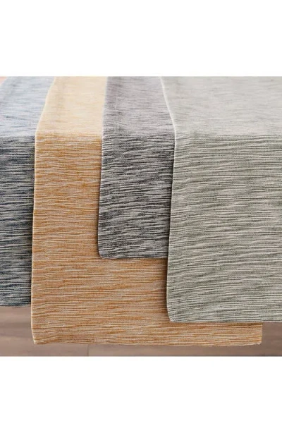 Design Imports Dandelion Space Dyed Cotton Table Runner In Neutral