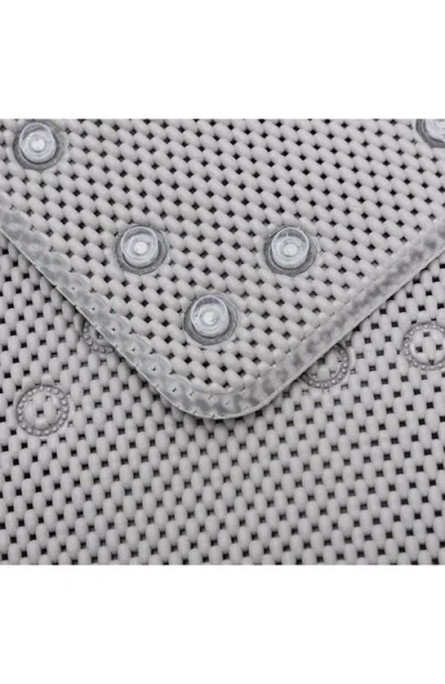 J&v Textiles J And V Textiles Nonskid Double Foam Bath Mat In Gray