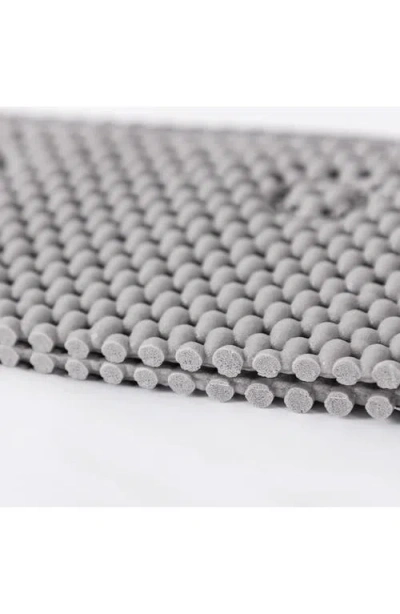 J&v Textiles J And V Textiles Nonskid Double Foam Bath Mat In Gray