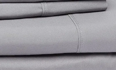 J&v Textiles J And V Textiles 1000 Thread Count Luxe Egyptian Cotton Sheet Set In Gray