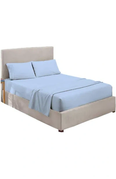 J&v Textiles J And V Textiles 1000 Thread Count Luxe Egyptian Cotton Sheet Set In Blue