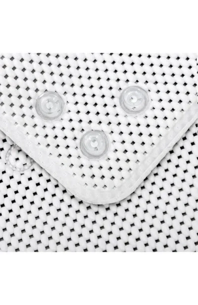 J&v Textiles J And V Textiles Nonskid Double Foam Bath Mat In White