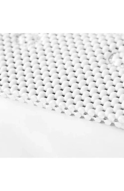J&v Textiles J And V Textiles Nonskid Double Foam Bath Mat In White