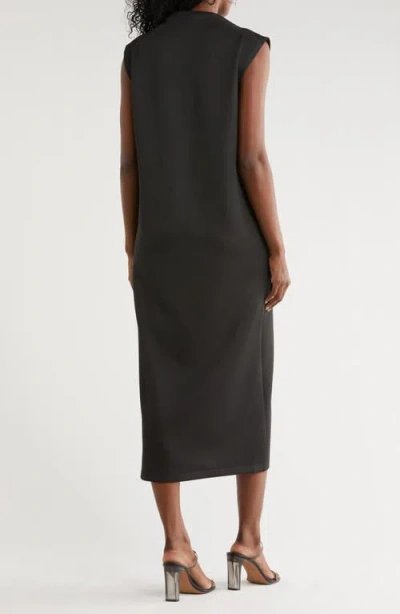 Area Stars Gavi Crossover Column Dress In Black