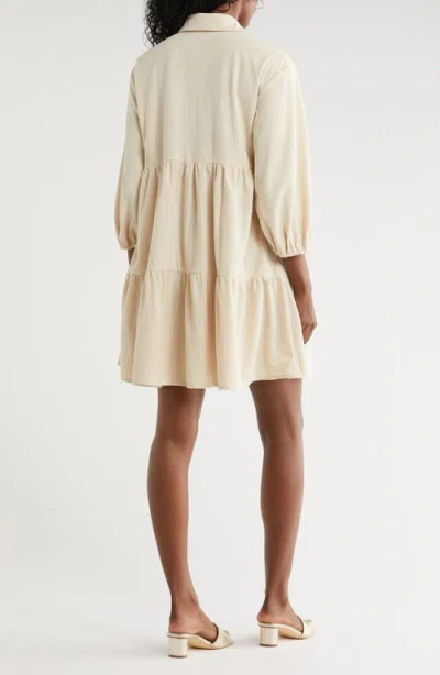 Area Stars Cosette Corduroy Dress In Gray