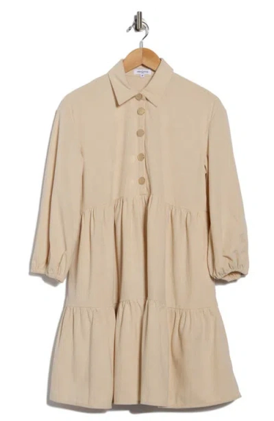 Area Stars Cosette Corduroy Dress In Gray