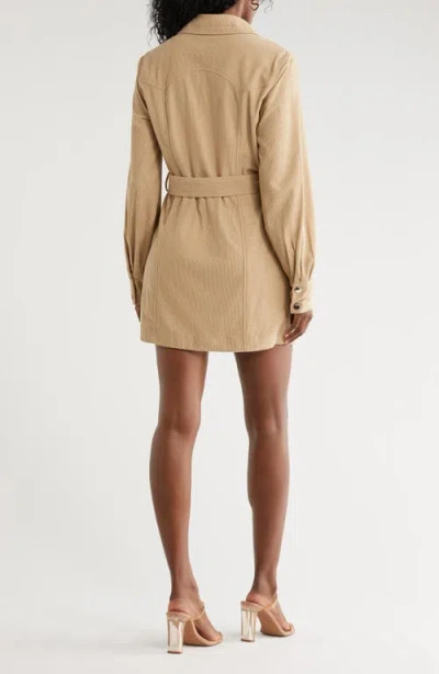 Area Stars Sosi Long Sleeve Shirtdress In Multi