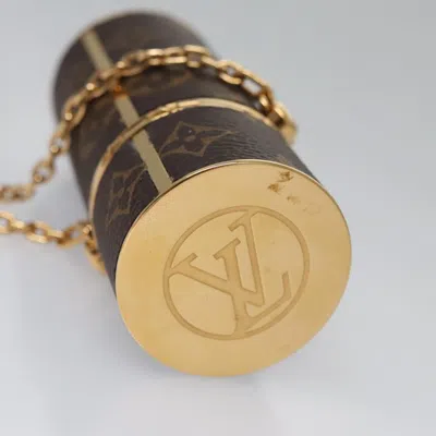 Pre-owned Louis Vuitton Lipstick Brown Canvas Clutch Bag ()
