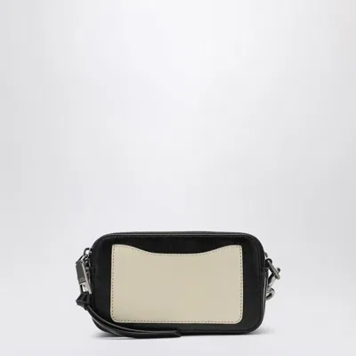 Marc Jacobs Snapshot Leopard Pony-effect Shoulder Bag In Black