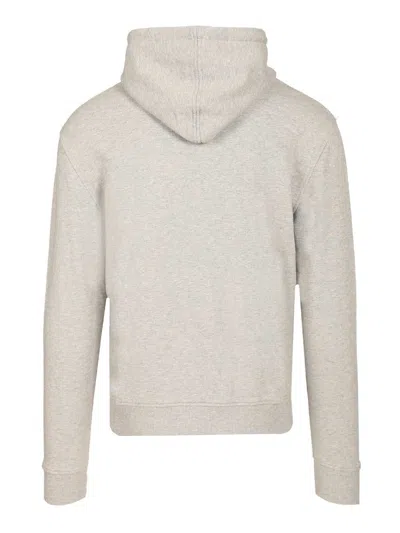 Ami Alexandre Mattiussi Adc-hsw764 Molleton Sweatshirts Grey In Gray