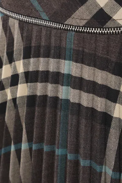 Burberry Squared Skirt In Black