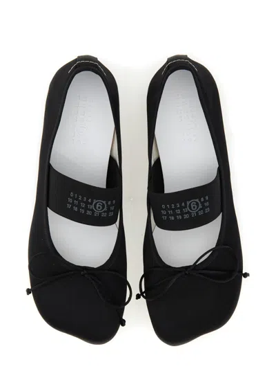 Mm6 Maison Margiela Ballerina Anatomica In Black