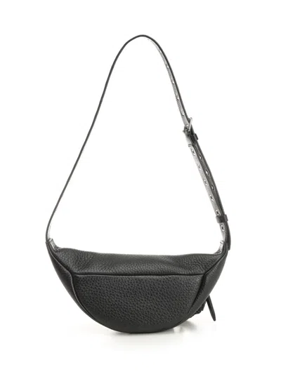 Valentino Stud-embellished Belt Bag In Black