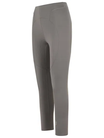 Adidas By Stella Mccartney Heart-shaped Panelled Trousers In Gray