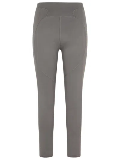 Adidas By Stella Mccartney Heart-shaped Panelled Trousers In Gray