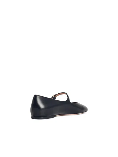 Bally Brushed Leather Mary-jane Shoes In Black