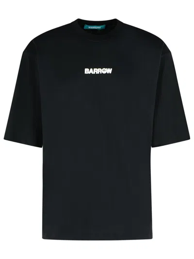Barrow Cotton T.shirt In Black