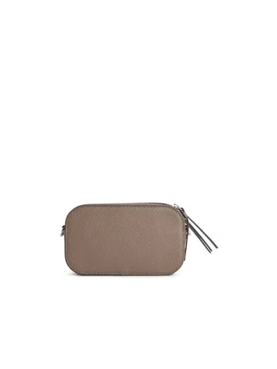 Tory Burch Miller Mini Shoulder Bag In Brown Leather In Brown