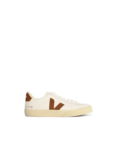 Veja Sneakers Campo Chromefree White Cognac In White