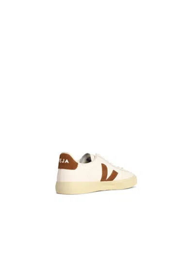 Veja Sneakers Campo Chromefree White Cognac In White