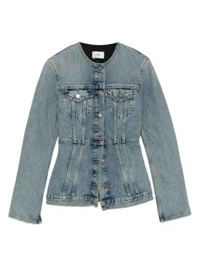 Haikure Temple Lagoon Denim Jacket In Multi