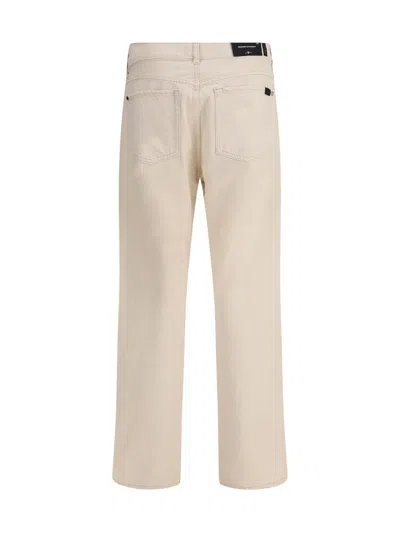7 For All Mankind Twisted Modern Jeans In Neutral