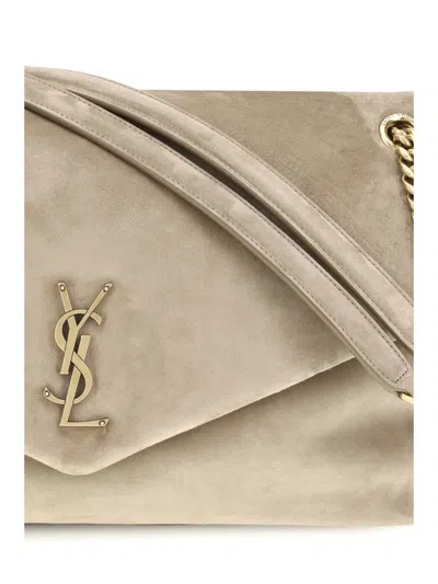 Saint Laurent Shoulder Bags In Neutral