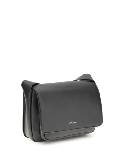 Saint Laurent Small Messenger Shoulder Bag In Black