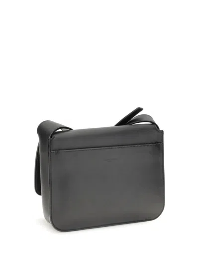 Saint Laurent Small Messenger Shoulder Bag In Black