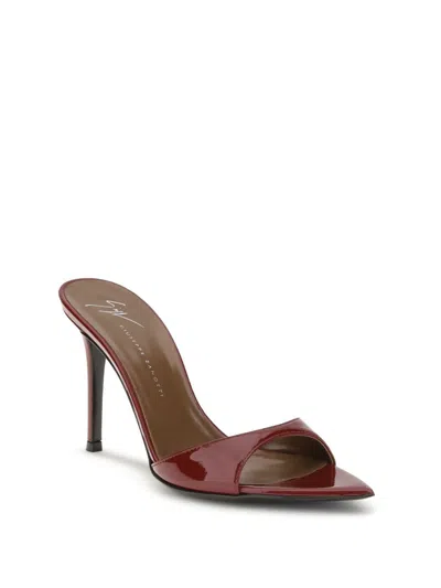 Giuseppe Zanotti 90mm Pointed-toe Stiletto Sandals In Red