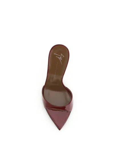 Giuseppe Zanotti 90mm Pointed-toe Stiletto Sandals In Red